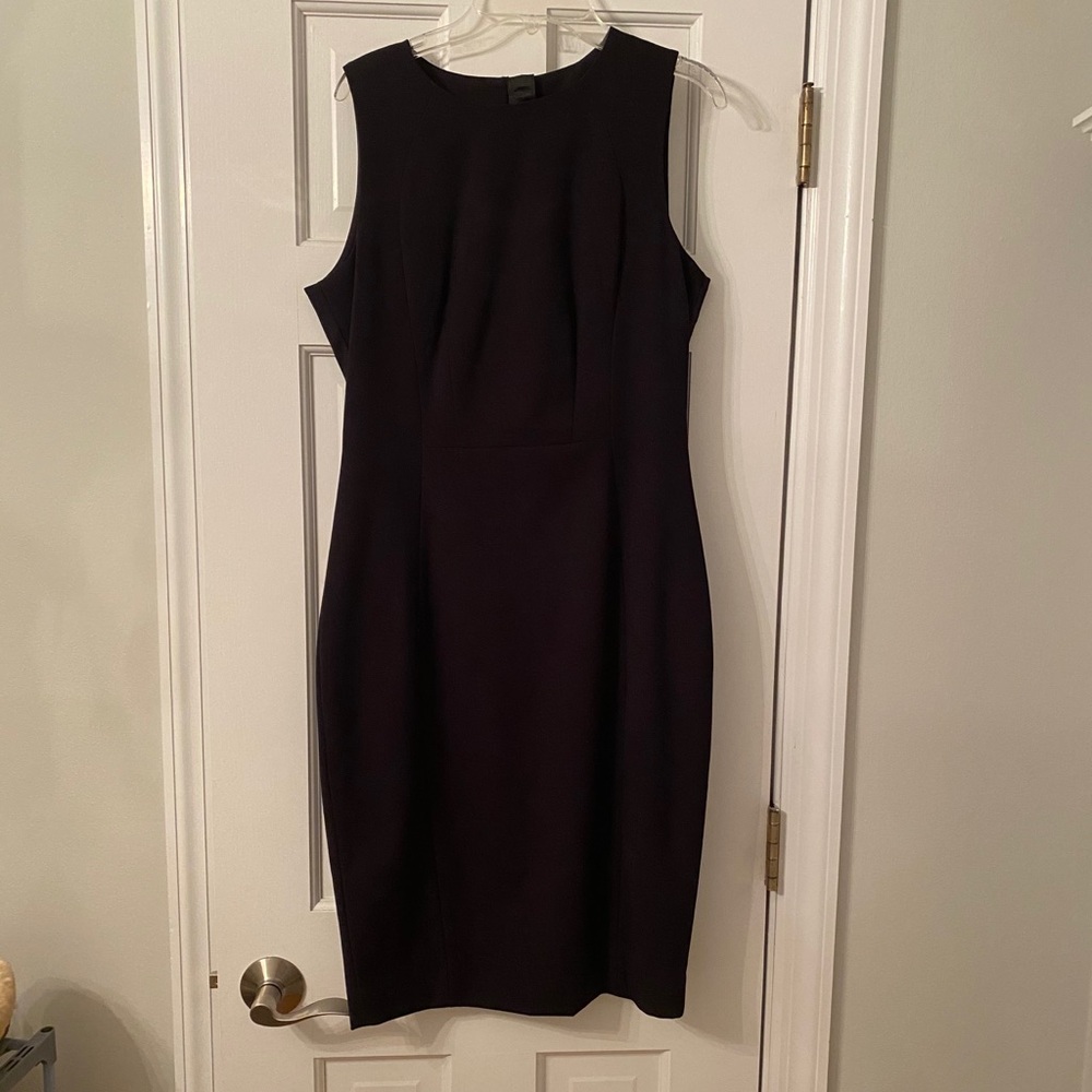Barely worn black A-line dress